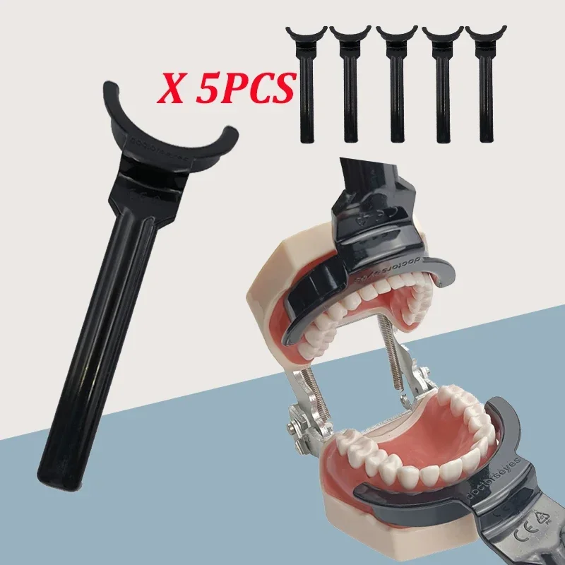 

5Pcs Dental Tools Oral Lip Retractor Double-Head Lip Retractor Intraoral Cheek Mouth Opener Orthodontic Tools