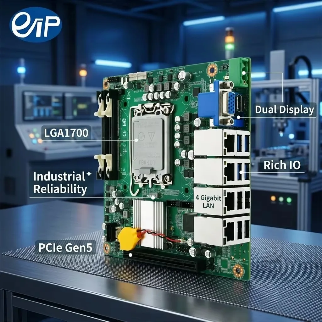 New Intel Q670 Chipset ATX Desktop Master Supports 12-14 Generation Core CPU for Machine Vision