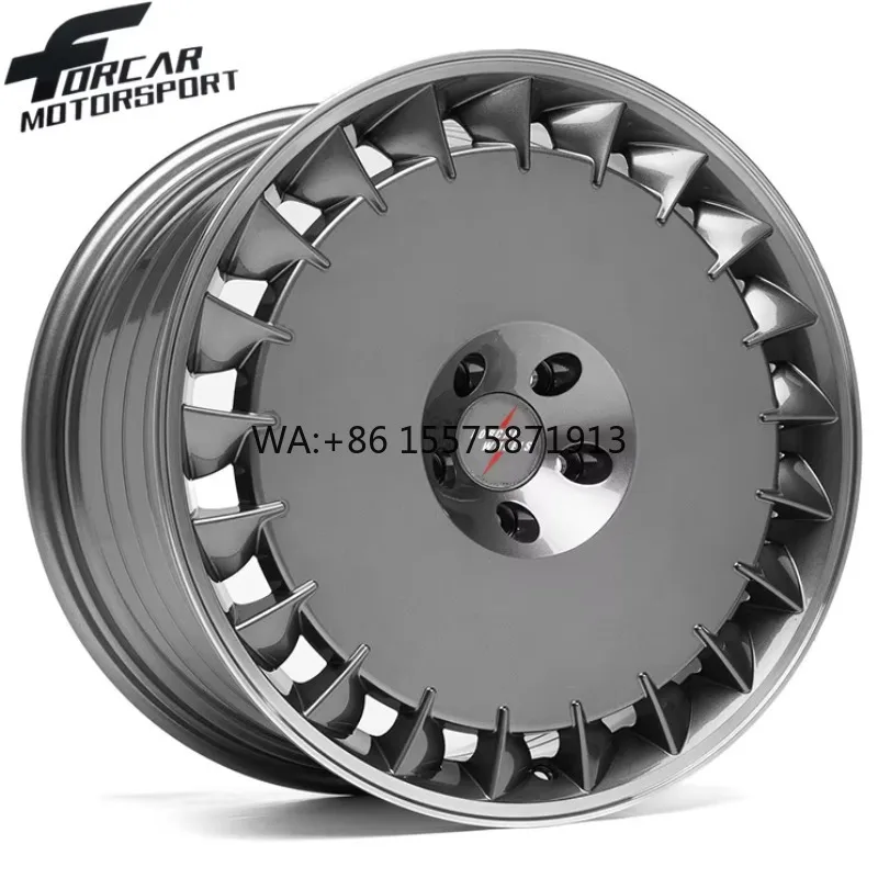 

New Monoblock Design Gunmetal Color 16 17 18 19 20 21 22 Inch Forcar Motorsport Forged Aluminum T6061 Custom Wheels Rims