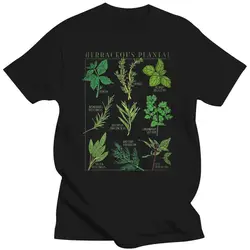 2022  New Fashion Brand Clothing Herbs T-Shirt Botanical Garden Plant Print Art Botany Bloom Fruit Flower Grow T Shirt