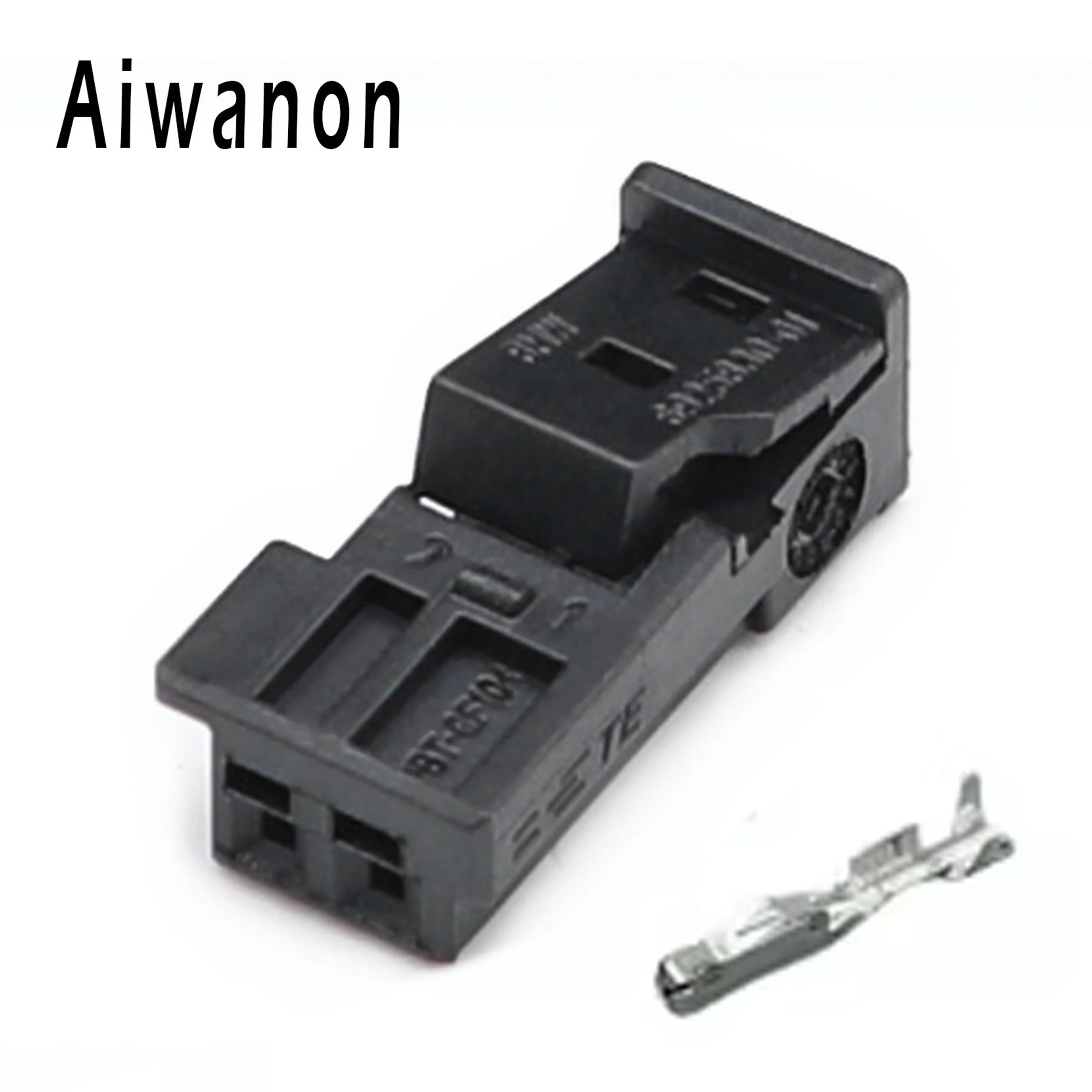 Set di 2 Connettori Elettrici a 2 Pin 9-968554-1 per Luci Atmosferiche Auto, Spina Femmina e Maschio 9-968699-1 1-1718333-1
