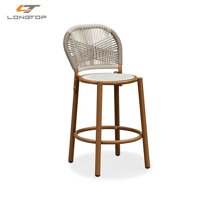 Quality Nordic Bar Stool Modern Kitchen Luxury Kursi Cafe High Chair