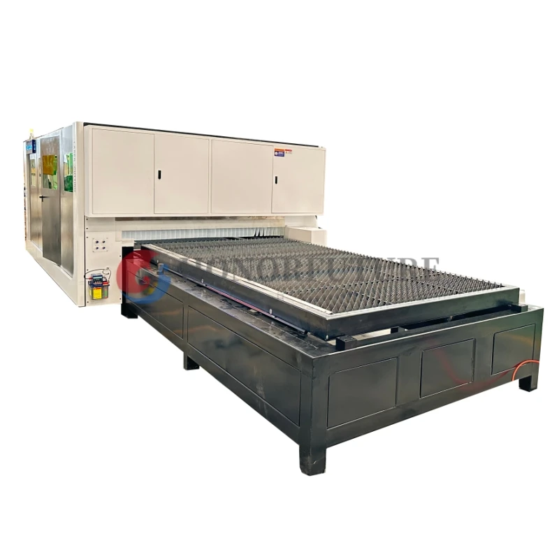 High Power Safety Enclosed Fiber Laser Cutting Machine For Metal