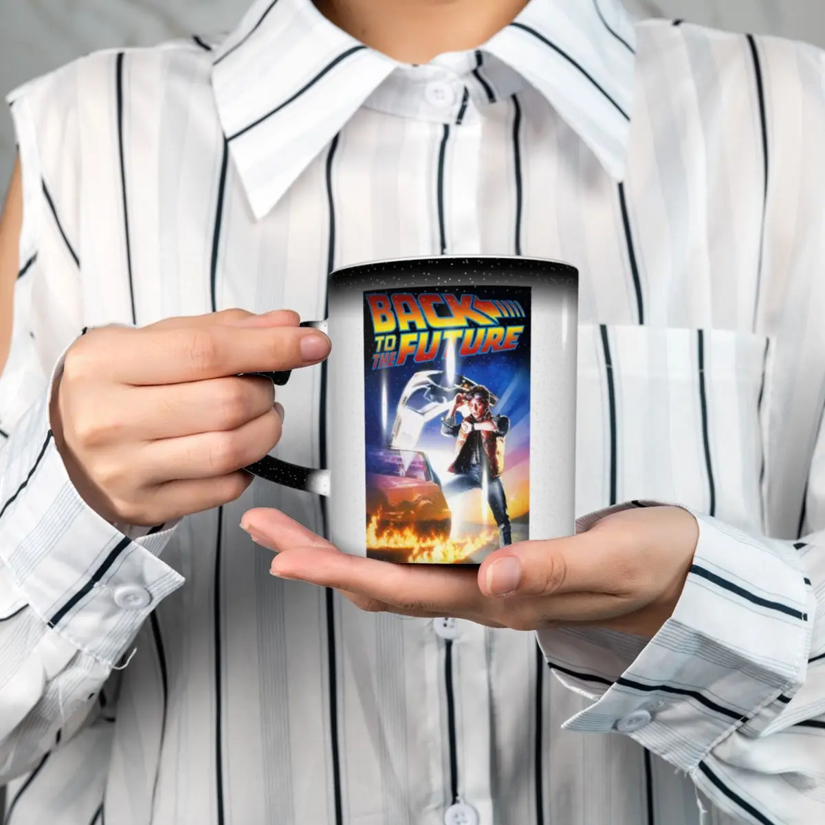 Back To The Future Mug Funny Ceramic Coffee Cups Tea Mugs Milk Cup Drinkware Gifts for Woman Man