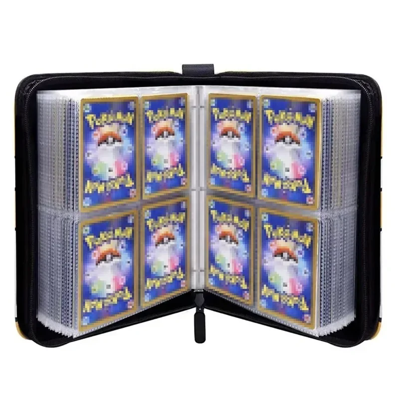 

400 шт., фотокарта TCG, переплет для альбома, фотокарта, молния из искусственной кожи, держатель для фотоальбома, папка для коллекции игрушек, карты с буквами, хобби