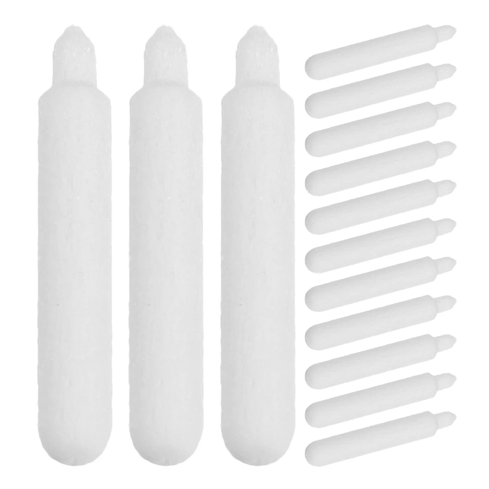 

50pcs Replacement Paint Marker Nibs Acrylic Marker Nibs Ultrafine White Plastic Longlasting Versatile Office Supplies