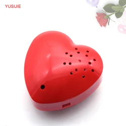 Lover love heart-shaped recording box 30 seconds recording playback DIY plush toy extrusion pronunciation recording