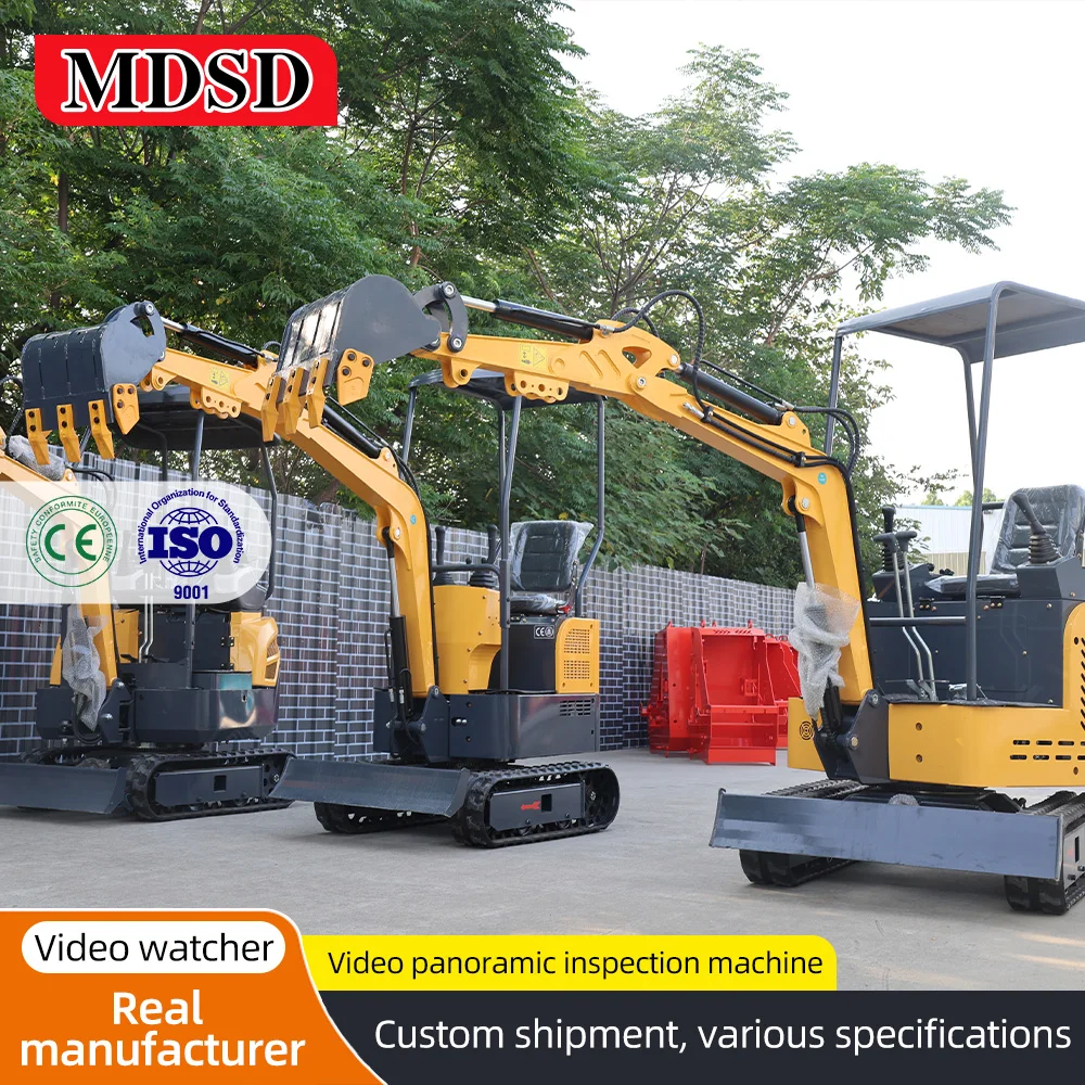 Miniescavadeira Epa Euro 5 fácil de operar pode usar uma variedade de acessórios para miniescavadeira personalizada de 1,2 toneladas para fazenda de jardim