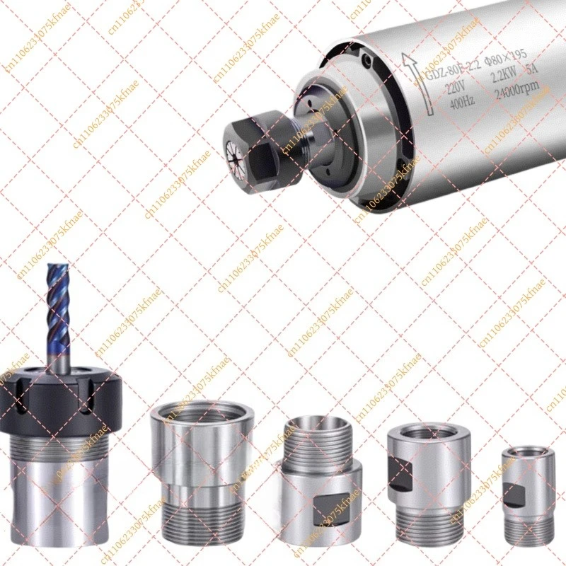 ER11 ER16 ER20 ER25 ER32 Spindle Motor Thread Adapter High Precision Conversion Sleeve Engraving Machine Spindle Connector view 4