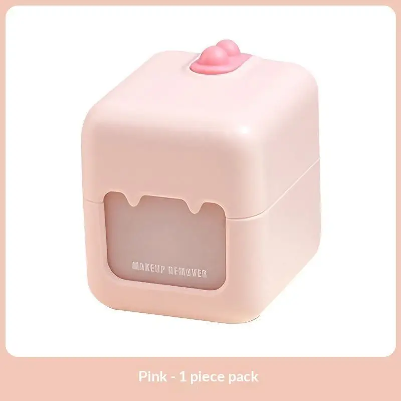 Travel Makeup Remover Organizer Case 1 Set Non-Toxic Material Holder for Cotton Pads & Remover Liquid Business Travel Use