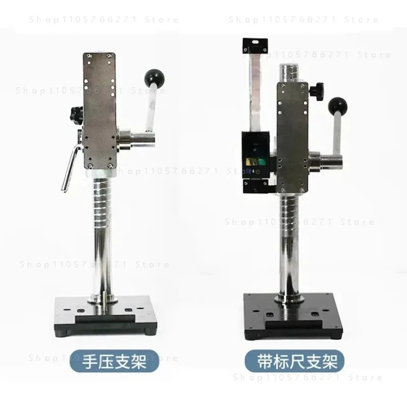 Push-Pull Force Gauge Test Stand Manual Pressure Force Testing Machine 2000N HPA Pressure Tester