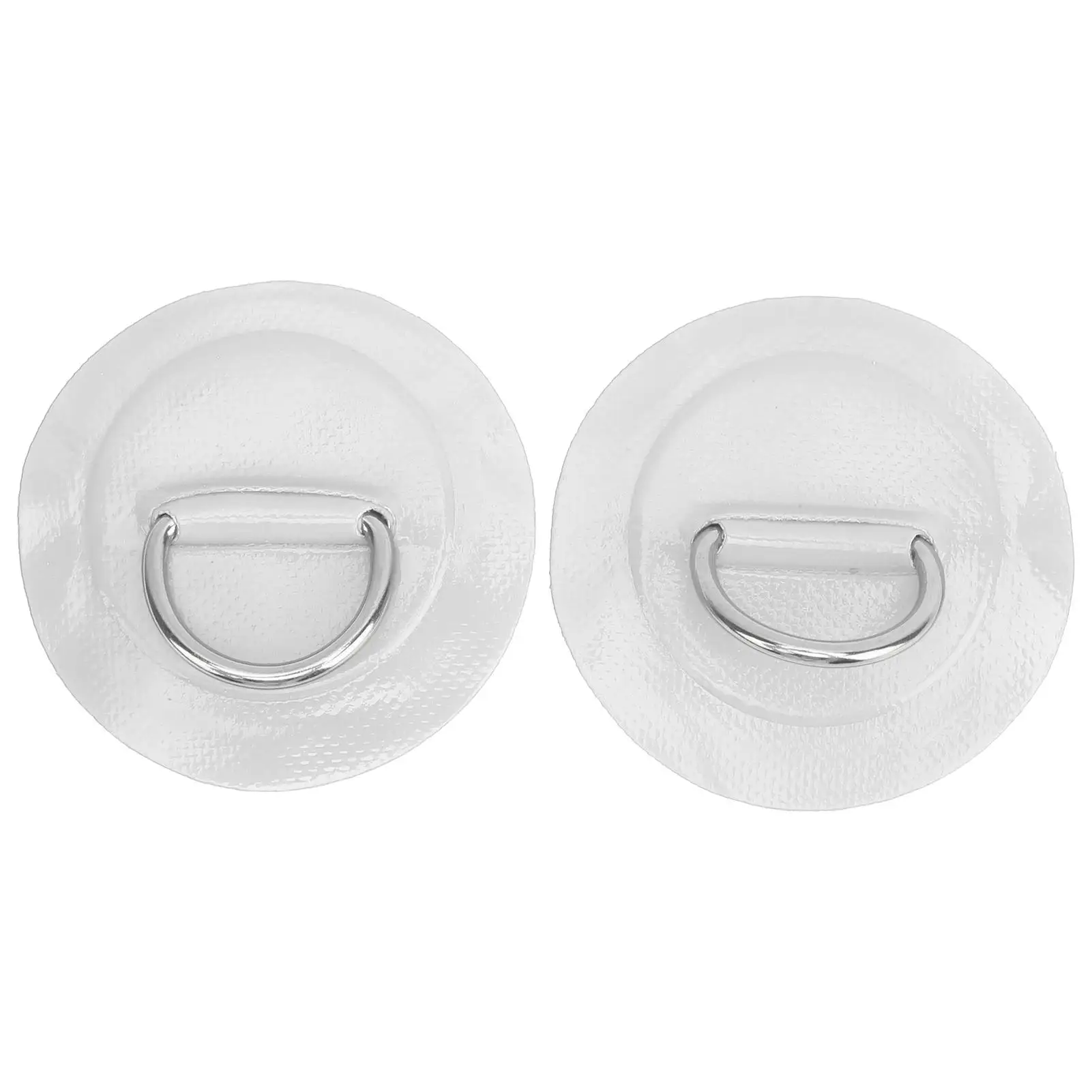 

2Pcs D Pad for Inflatable Boat, Kayak, Canoe, Surfboard Tie Down Fitting - PVC Patch for Raft & Dinghy