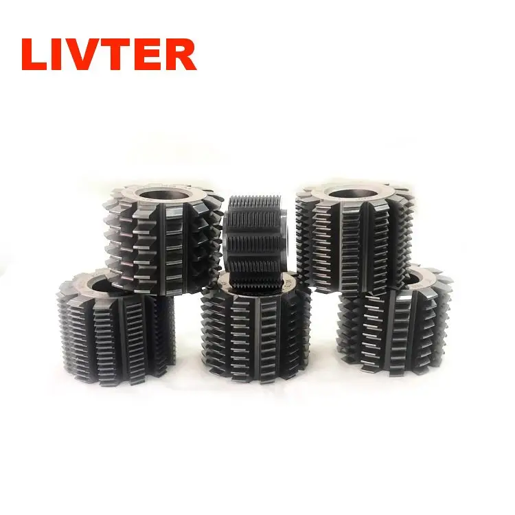 LIVTER Carbide Matrial AA Grade Imported A40 TiAlN Coating M0.6 M0.3 M0.4 M0.5 Gear Hob