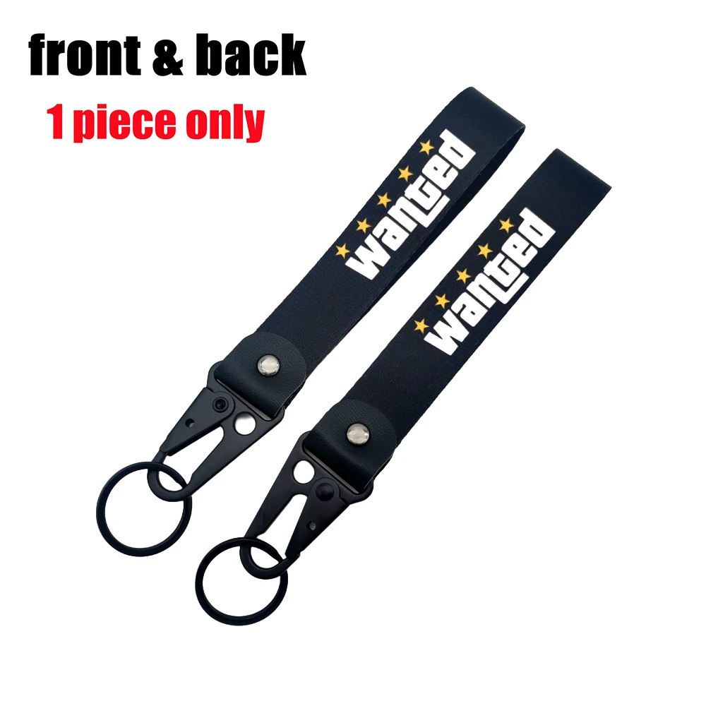 JDM Stijl Sleutelhanger Lanyard Tags Sleutelriem Tow Sides Thermoprint Auto Motor Sleutelhanger Houder Hanger Accessoires