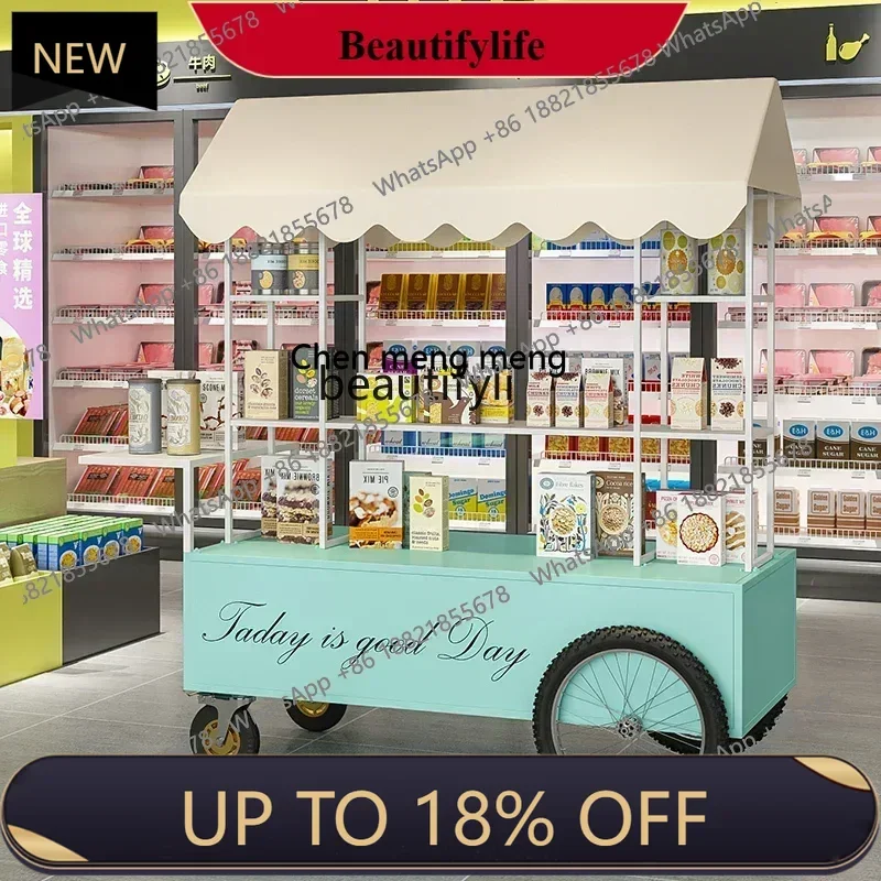 

A06 Stall Cart Promotion Supermarket Shelf Float Promotion Desk Stall Display Rack