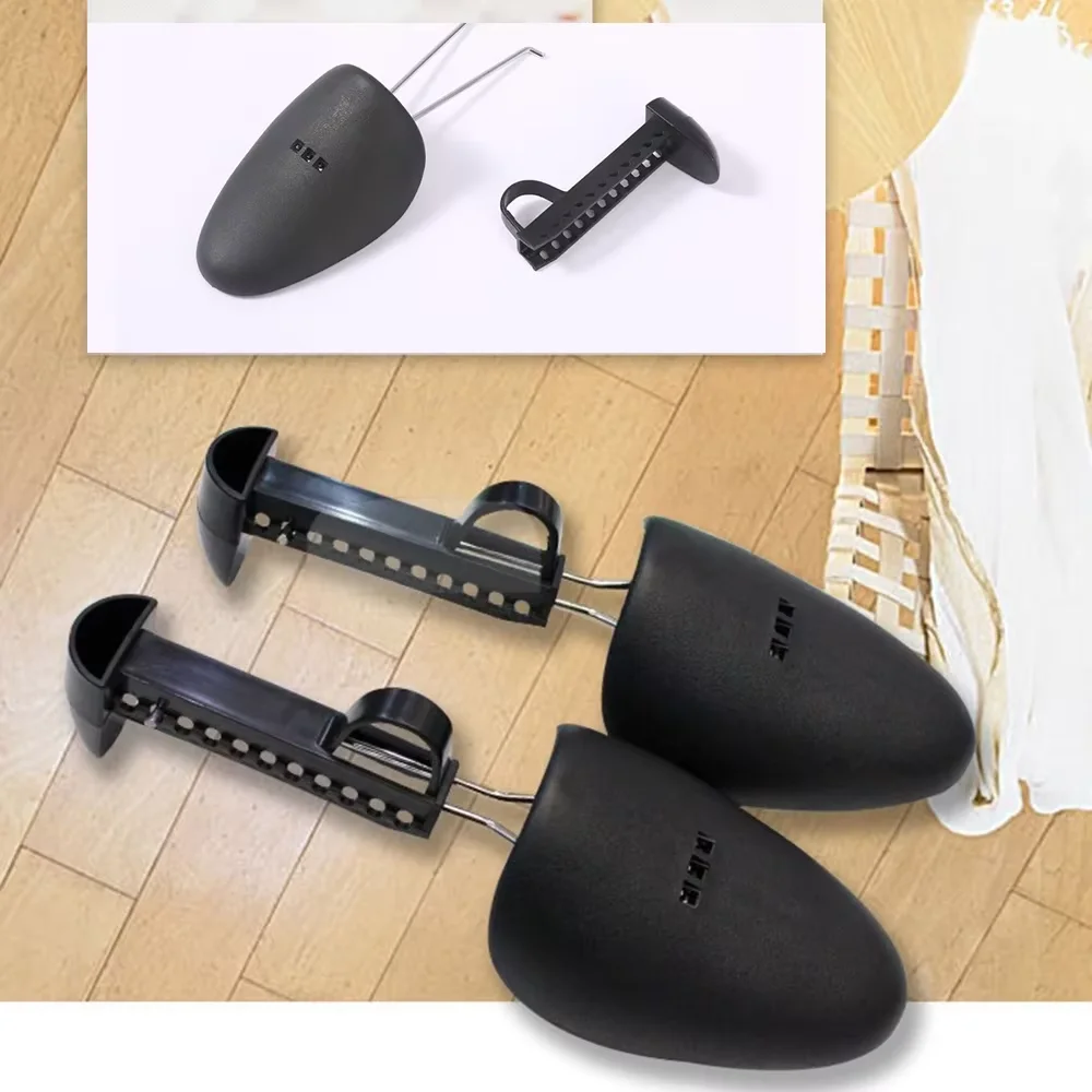 1 Pair Shoe Stretcher Shoes Tree Shaper Rack Plastic Adjustable Length Men/Women Shoe Trees Stretcher Boot Holder Organizers
