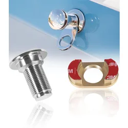 YMT Boat Tools 3/8'' Quick Release Boat Fender Receiver Marine Stainless Steel Quick-Release Boat Fender Receiver Lock 2 Pcs/set