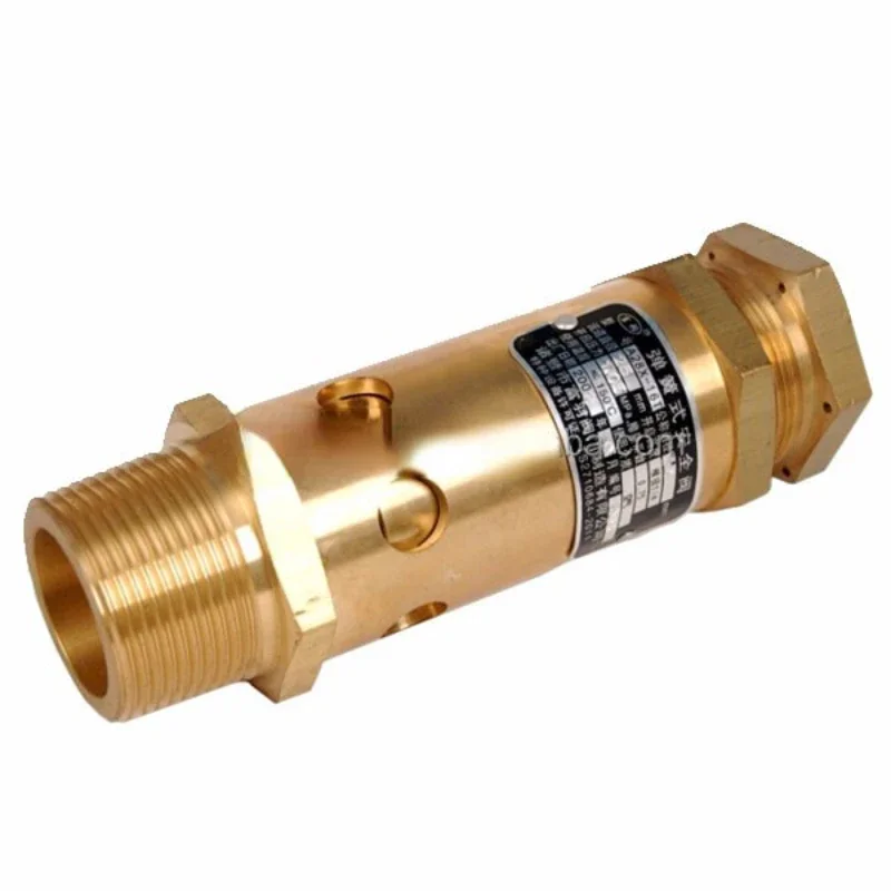 Spring 1/4 inch Threaded Connection Brass Gas Lift Air Compressor Pressure Safety Relief Valves