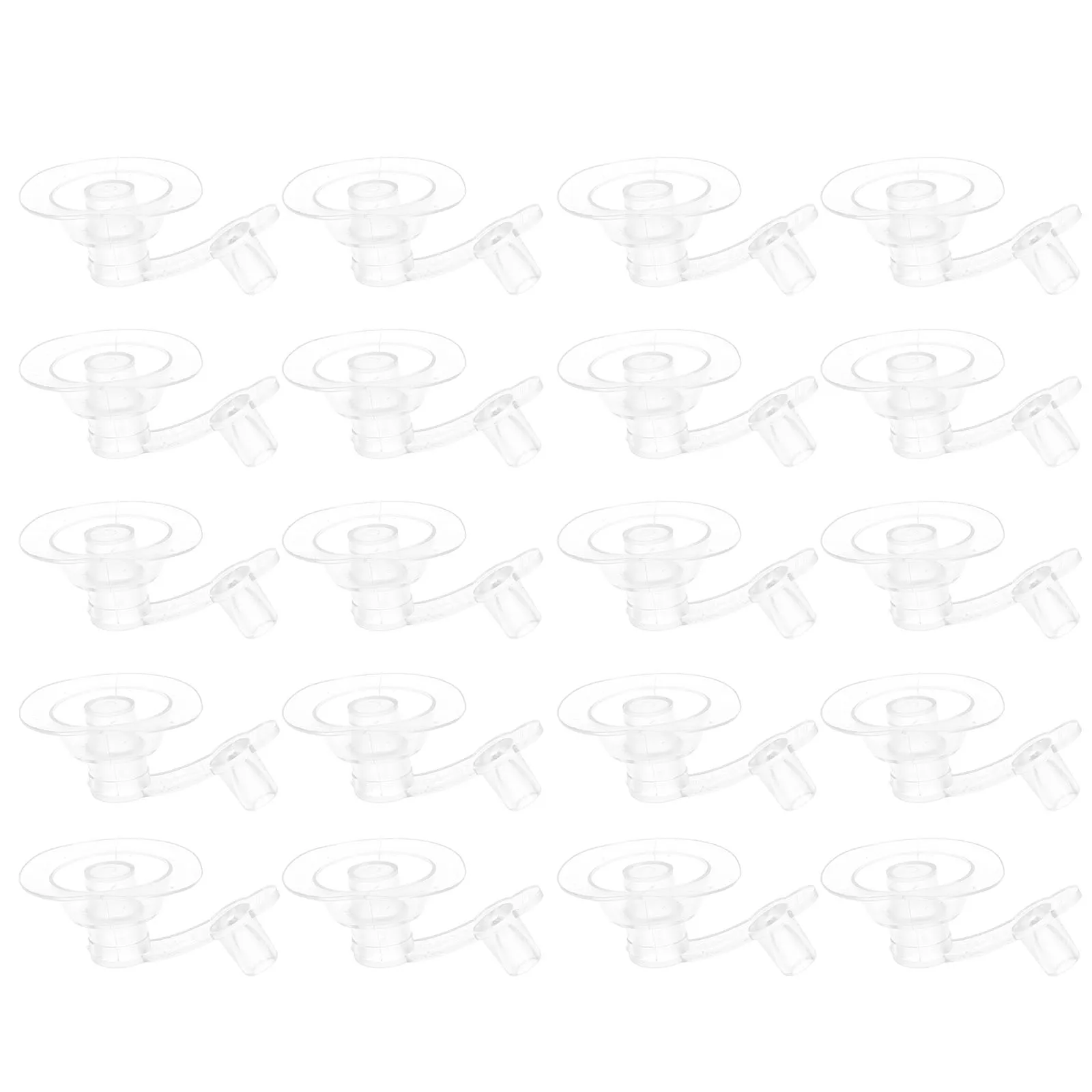 

20Pcs Inflatable Valve Nozzles PVC Tight Seal for Swimming Rings Inflatable Pillows Air Inflator Pump Replacement Accessories