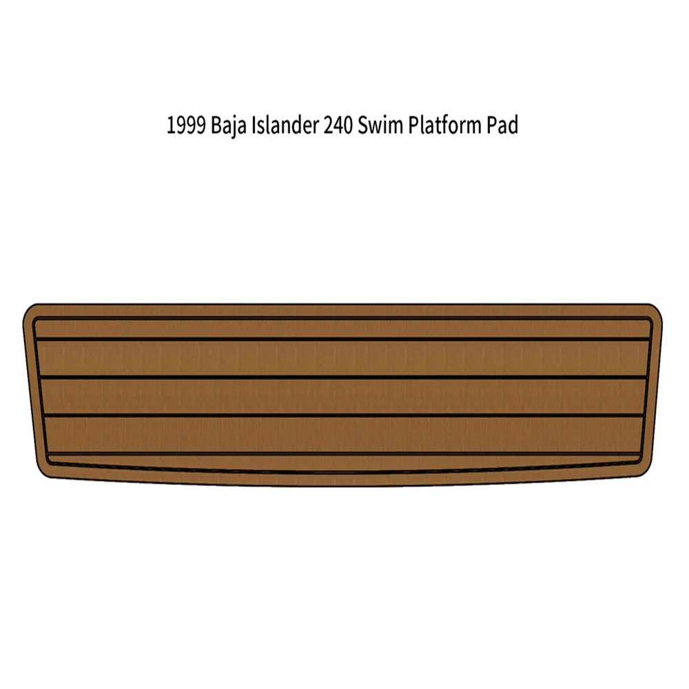 

1999 Baja Islander 240 Swim Platform Step Mat Boat EVA Foam Teak Deck Floor Pad Backing Self Adhesive SeaDek Gatorstep Style