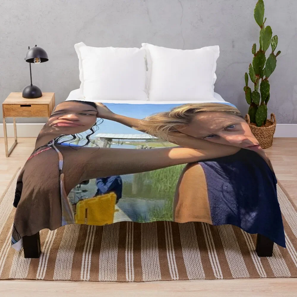 JJ Throw Blanket Plush Fuzzy Cozy Blanket for Couch Sofa