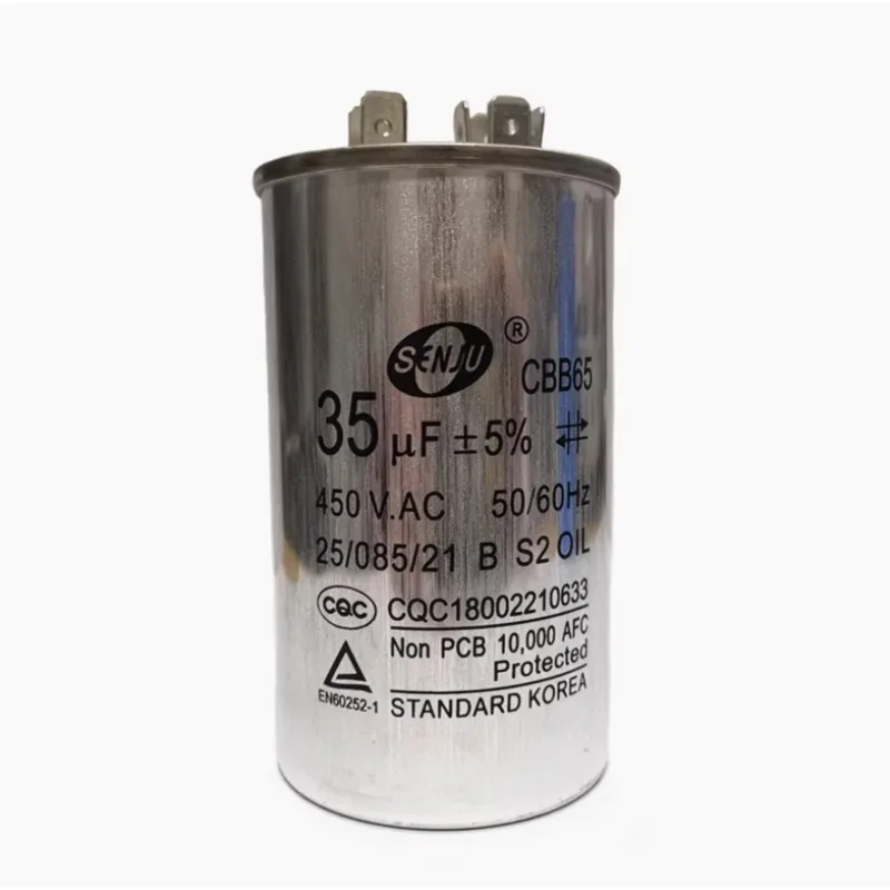 CBB65 Air Conditioner Compressor Start Capacitor 450V5/6/8/10/12/14/16/20/25UF