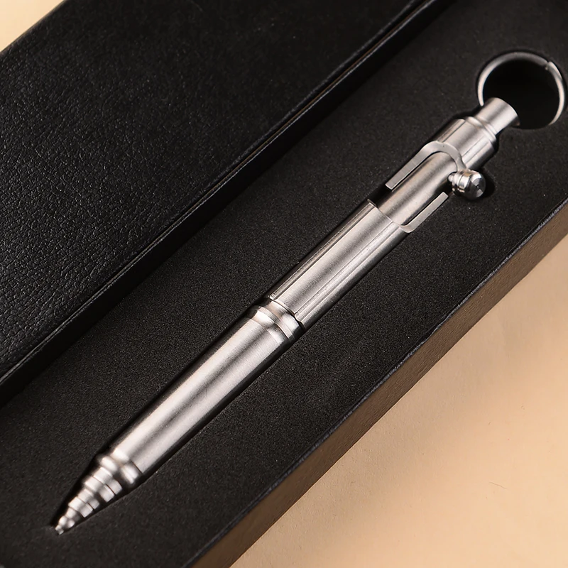 Brass Pen With Box Valentine's Day Gift For Boyfriend Personal Emergency Defense Tactical Pen Window Breaker Signature Pen