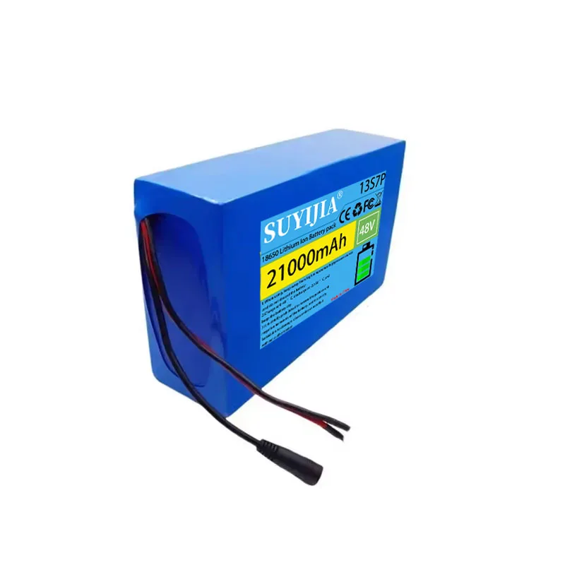 13S7P 48V 21Ah 18650 Lithium Battery 1000W High Power 54.6V 30A Built-in BMS for Outdoor Power Tool Backup Battery