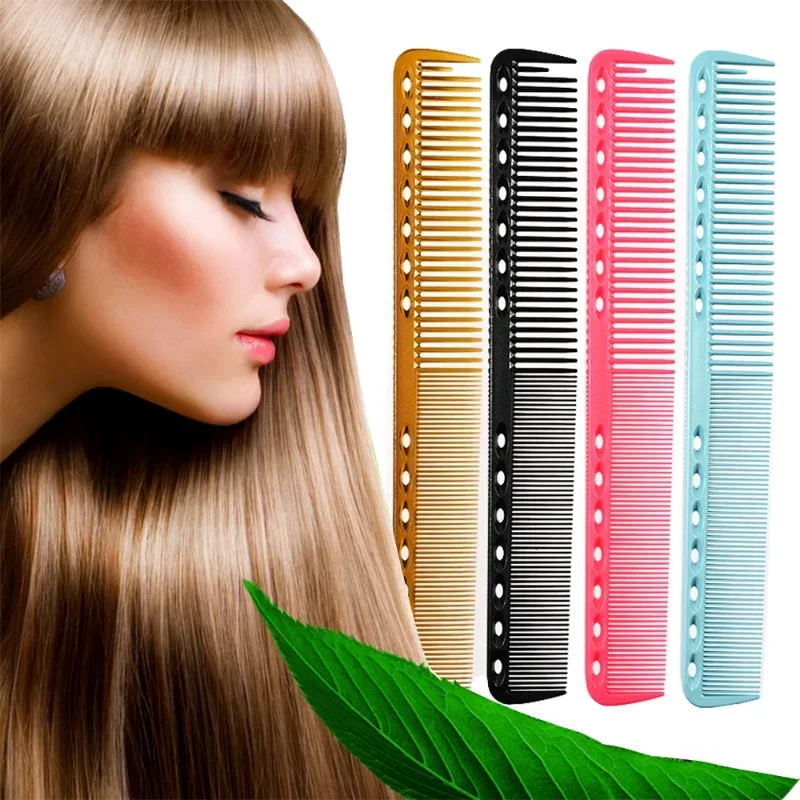 

Professional Hair Comb Barber Hairdressing Combs Hair Cutting Dying Brush Anti-static Detangling Hair Brush Salon Styling Tools