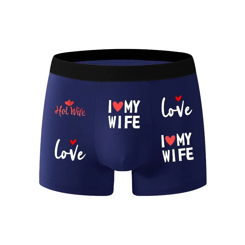 ملابس داخلية رجالية جديدة لصيف 2025: شورت مريح وبسيط على شكل قلب مناسب بأربعة زوايا. يجب أن تجفيف الرجال بسرعة