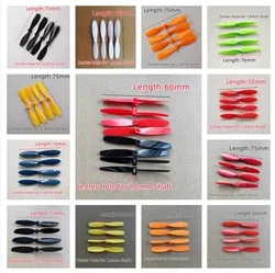 55mm 60mm 75mm Blade Propeller Prop Blade CW+CCW Fit 1mm 1.2mm RC Quadcopter Drone Coreless Motor N30 720 8520 Toy Plane Model