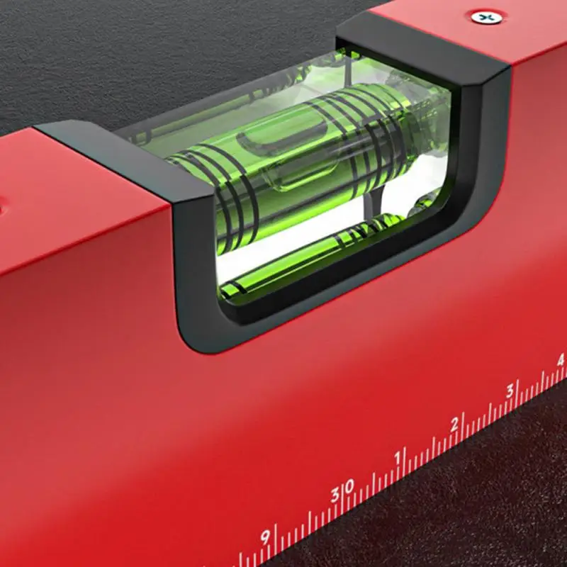 Nivelador de torpedo nivelador Vertical con mango regla de 3 burbujas para cortar herramienta niveladora a prueba de golpes para renovaciones del hogar
