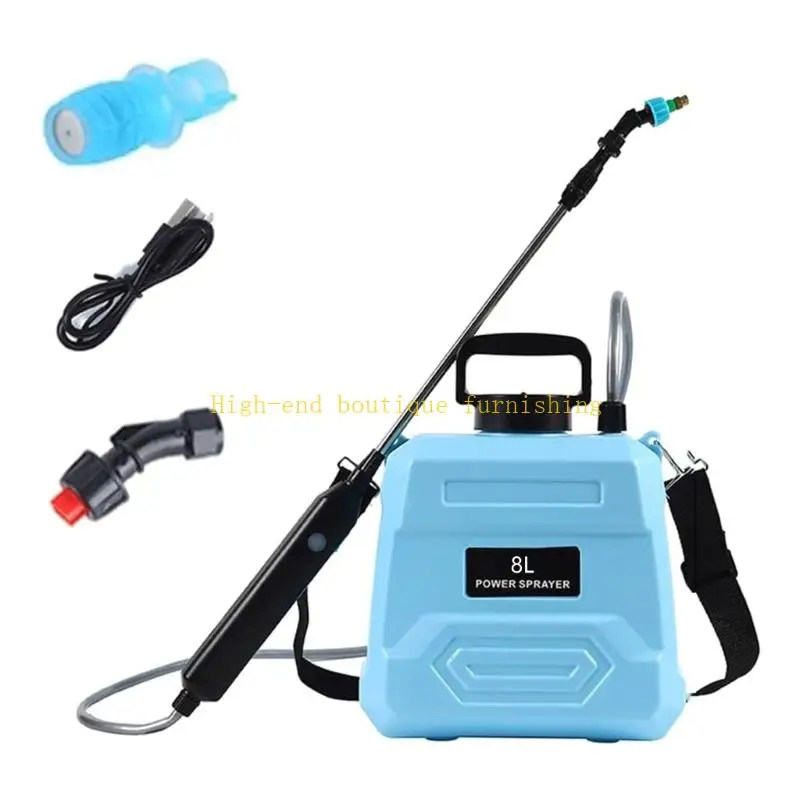 L9NB Adjustable Electric Sprinkler Rechargeable Battery Powered Waterproof Retractable