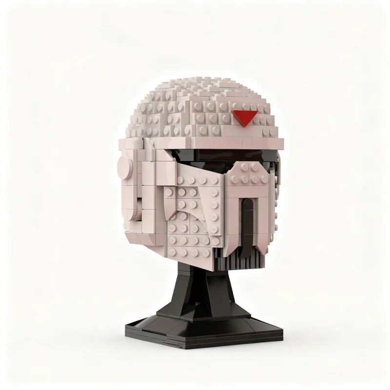 610PCS MOC Famous Star Movie Empire Space Hunter Commando Helmet Model DIY Creative Ideas Toy Assembly Puzzle Birthday Set