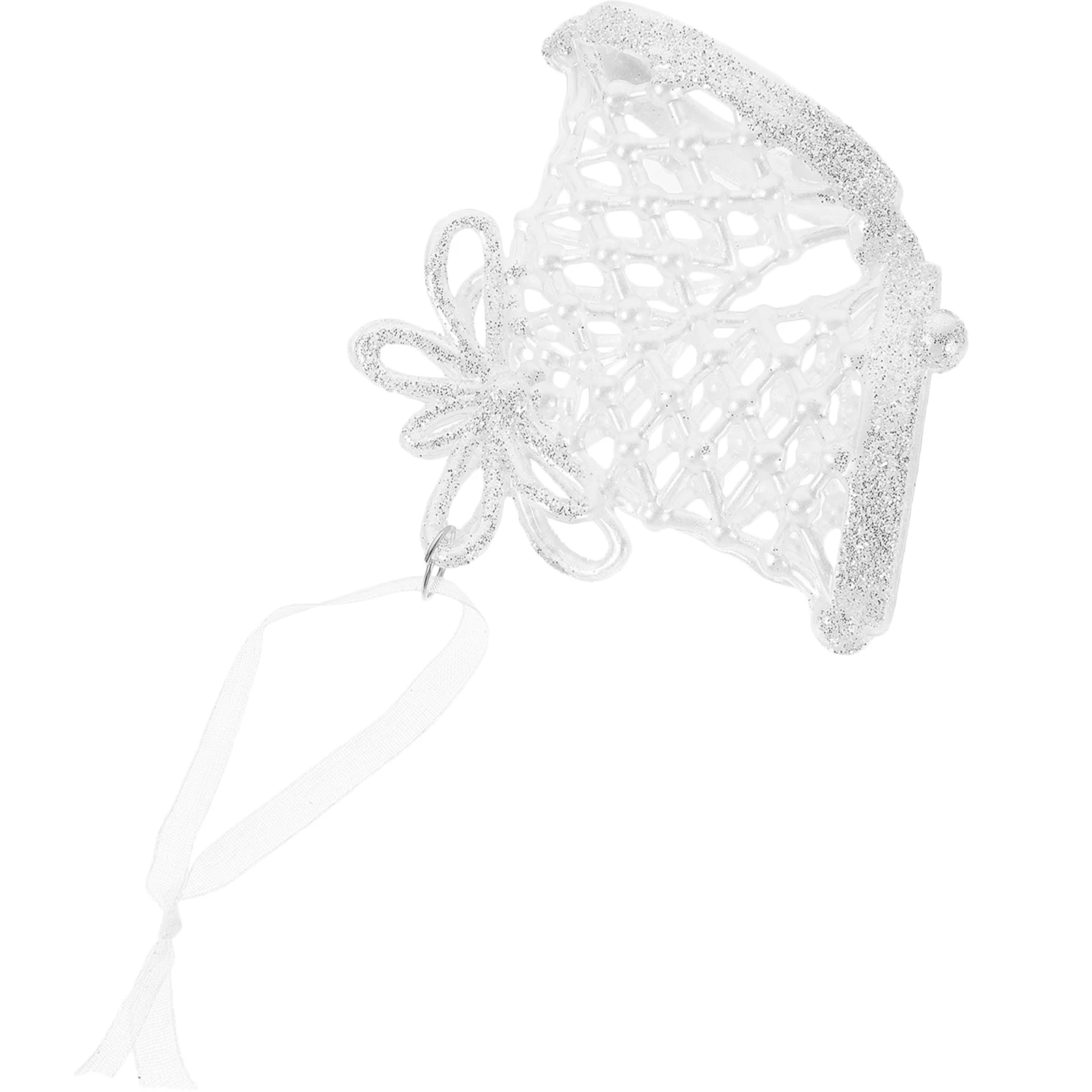 

Sturdy Hanging Bell Ornament Acrylic Decoration Delicate Pattern Party Prop Wall Door Garden Decor Bell Shaped Christmas