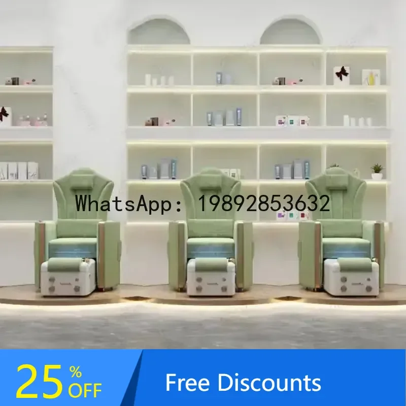 

A1 Pedicure Chair Foot Bath SPA Sofa Foot Therapy Electric Foot Spa Manicure Sofa Chair