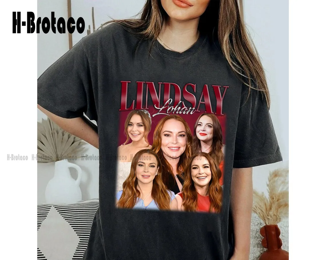 Lindsay Lohan Shirt, Lindsay Lohan Vintage T-Shirt,  Lindsay Lohan Retro Tee