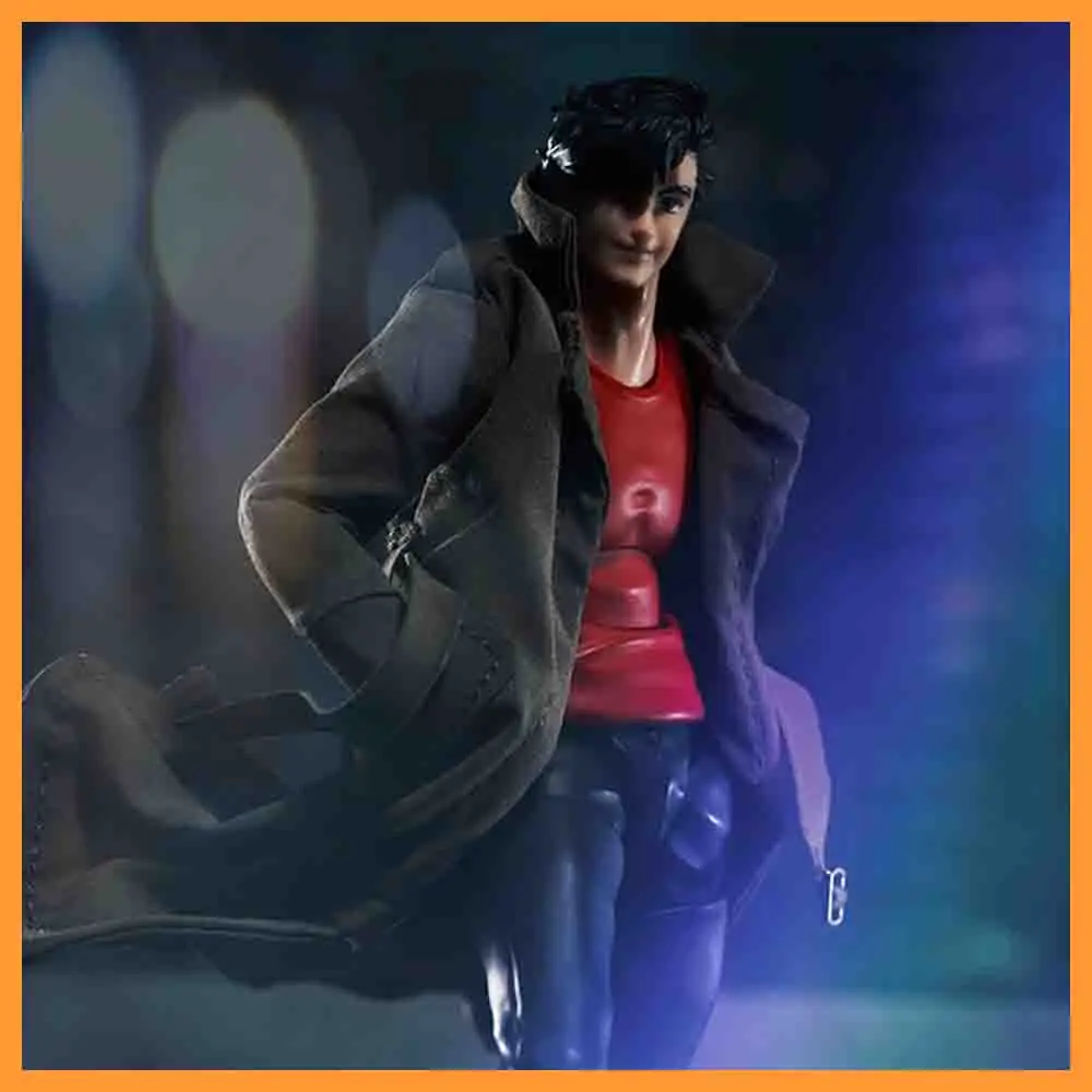 

【Only Clothes】Buzzmod 1/12 Scale City Hunter Saeba Ryō Movie Version Cloth Windbreaker Trench Coat for 6" Action Figure Model