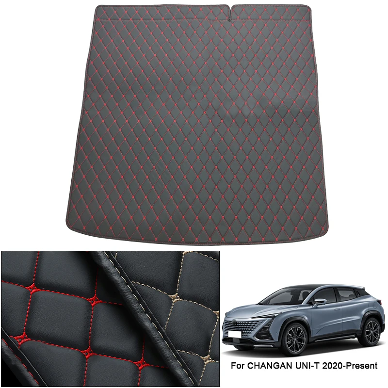 

1pc Leather Car Custom Trunk Mats Waterproof Anti-Dirty Tray Cargo Liner Auto Accessories For CHANGAN UNI-T 2020-2025