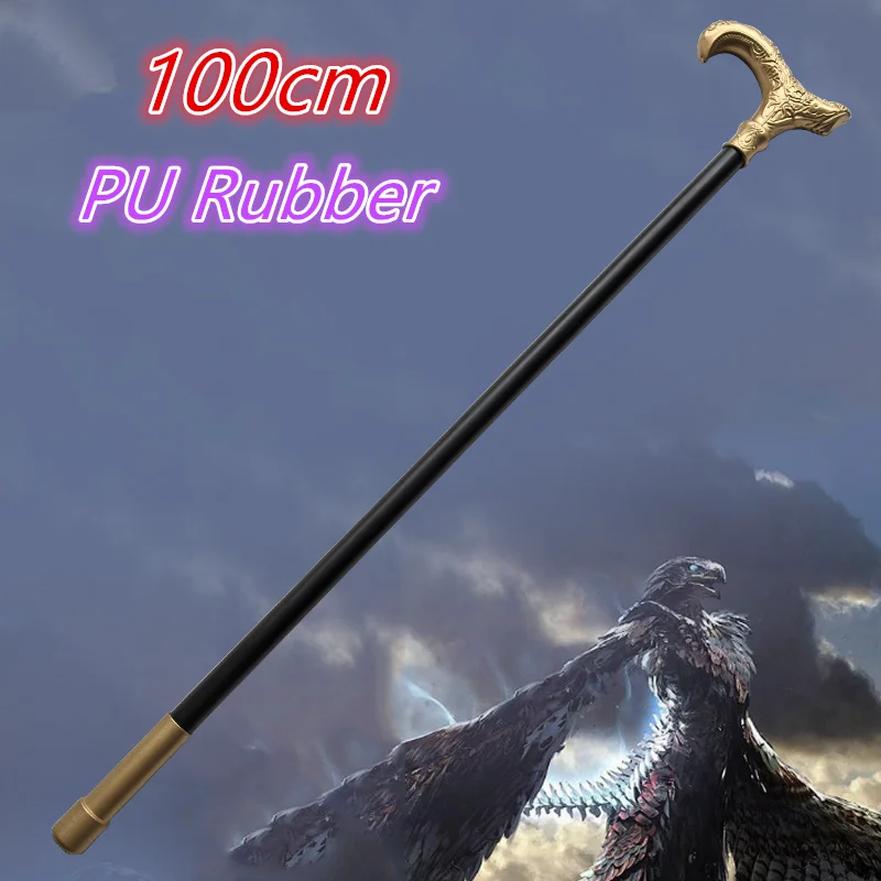 1:1 코스프레 도구 도끼 이글 워킹 스틱 토마호크 무대 공연 소품 할로윈 안전 PU 장난감 칼