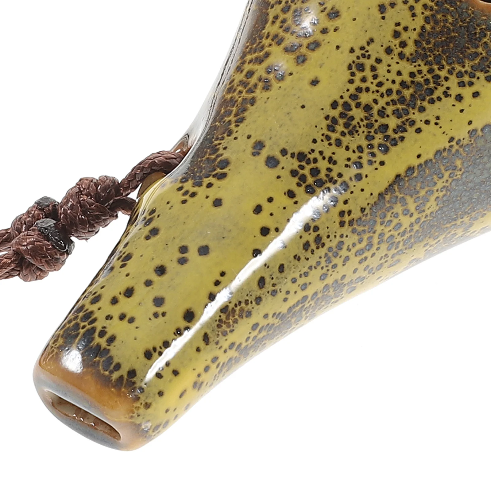 

Ceramic Alto C Ocarina 6 Hole Beginner Friendly Wind Instrument Portable Practice Music Device Retro Crafted for All Ages