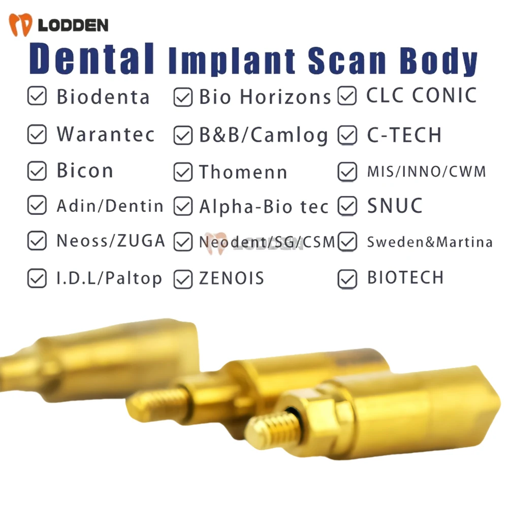 

Корпус стоматологического сканирования из титанового сплава для Biodenta/Bio Horizons/CLC CONIC/Warantec/B&B/Camlog/C-TECH/Bicon/Thomenn/Dentin/Neoss