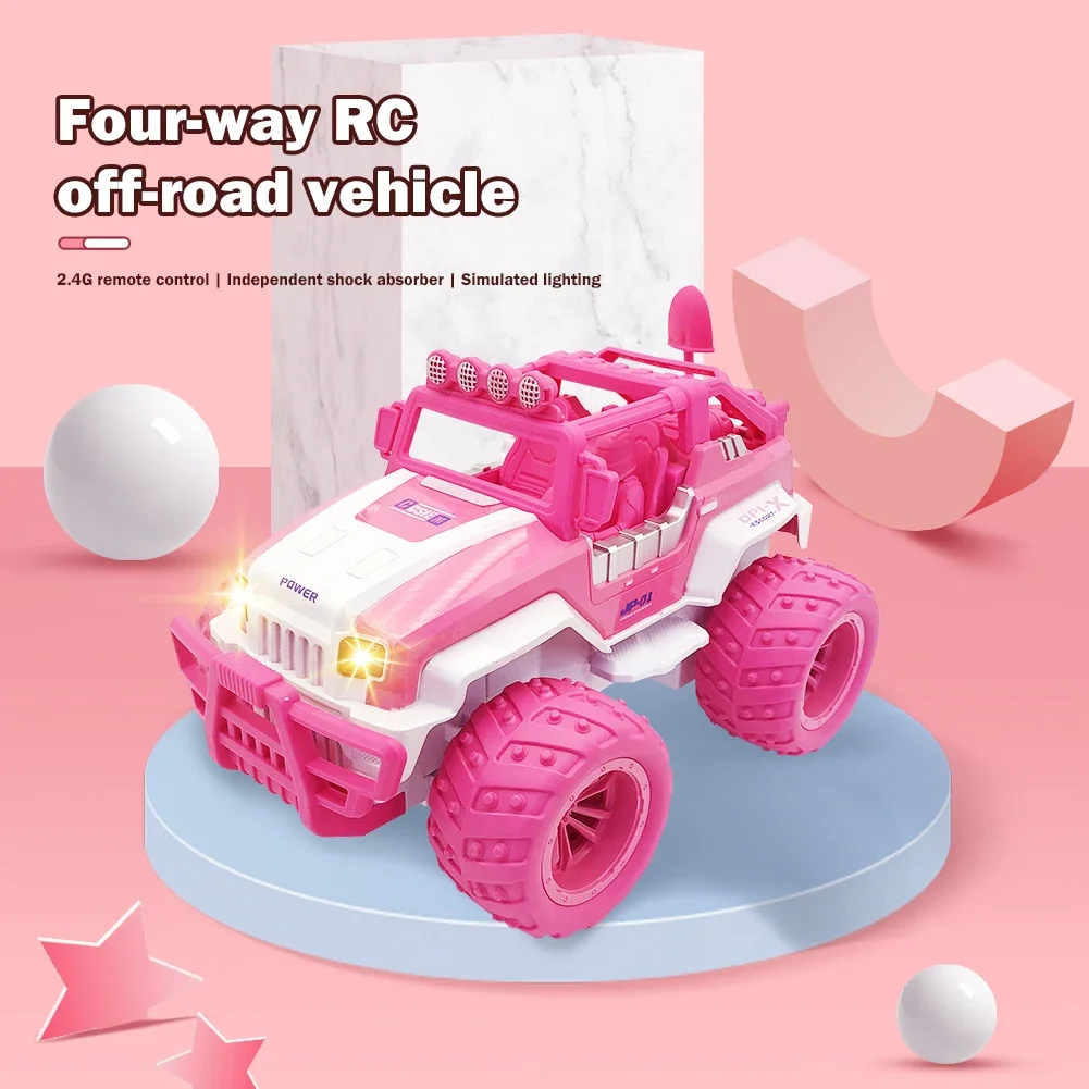 2,4G 1/12 RC Auto 4CH Große Off-road Klettern Lichter Auto High Speed Elektrische Fernbedienung Fahrzeug Kinder Spielzeug jungen Mädchen Geschenke