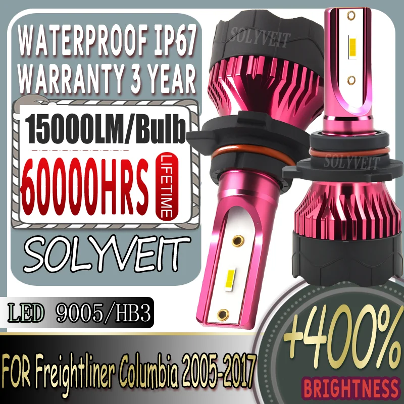 

Long-Lasting 60000 Hours Headlight LED High Beam For Freightliner Columbia 2005 2006 2007 2008 2009 2010 2011 2012 2013-2017