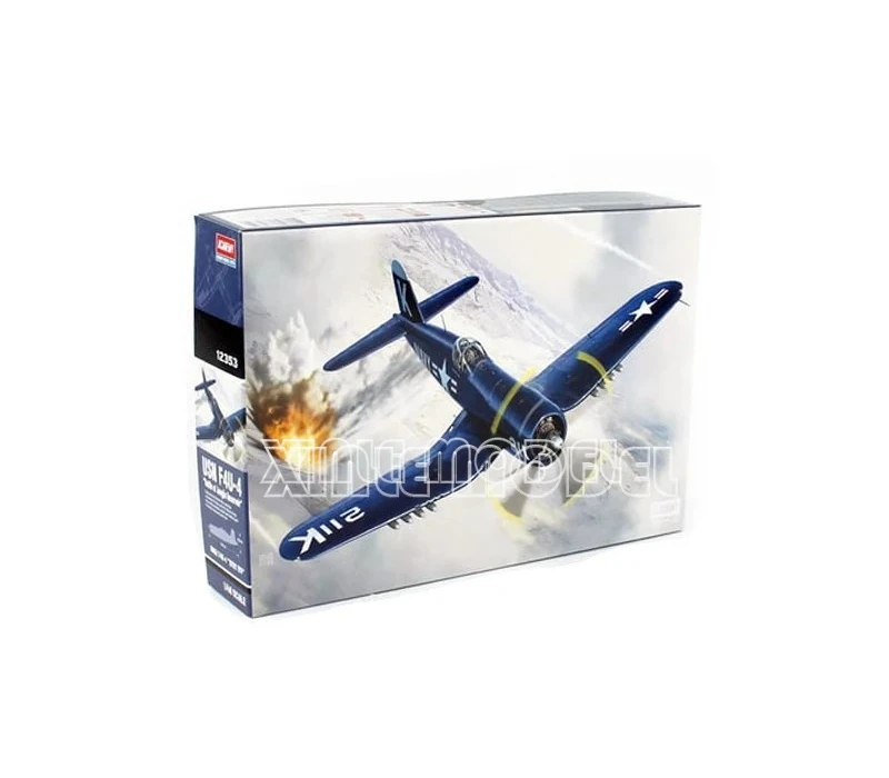 

Academy Scale Model Kit 12353 F4U-4 Corsair Carrier Based Fighter 1/48