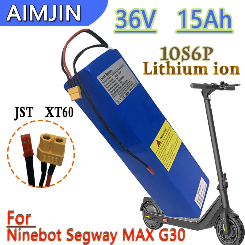 

36V 15Ah 540Wh 18650 15000mAh Li-ion Battery Pack For Segway Ninebot MAX G30 36 V Electric Scooter Special Battery