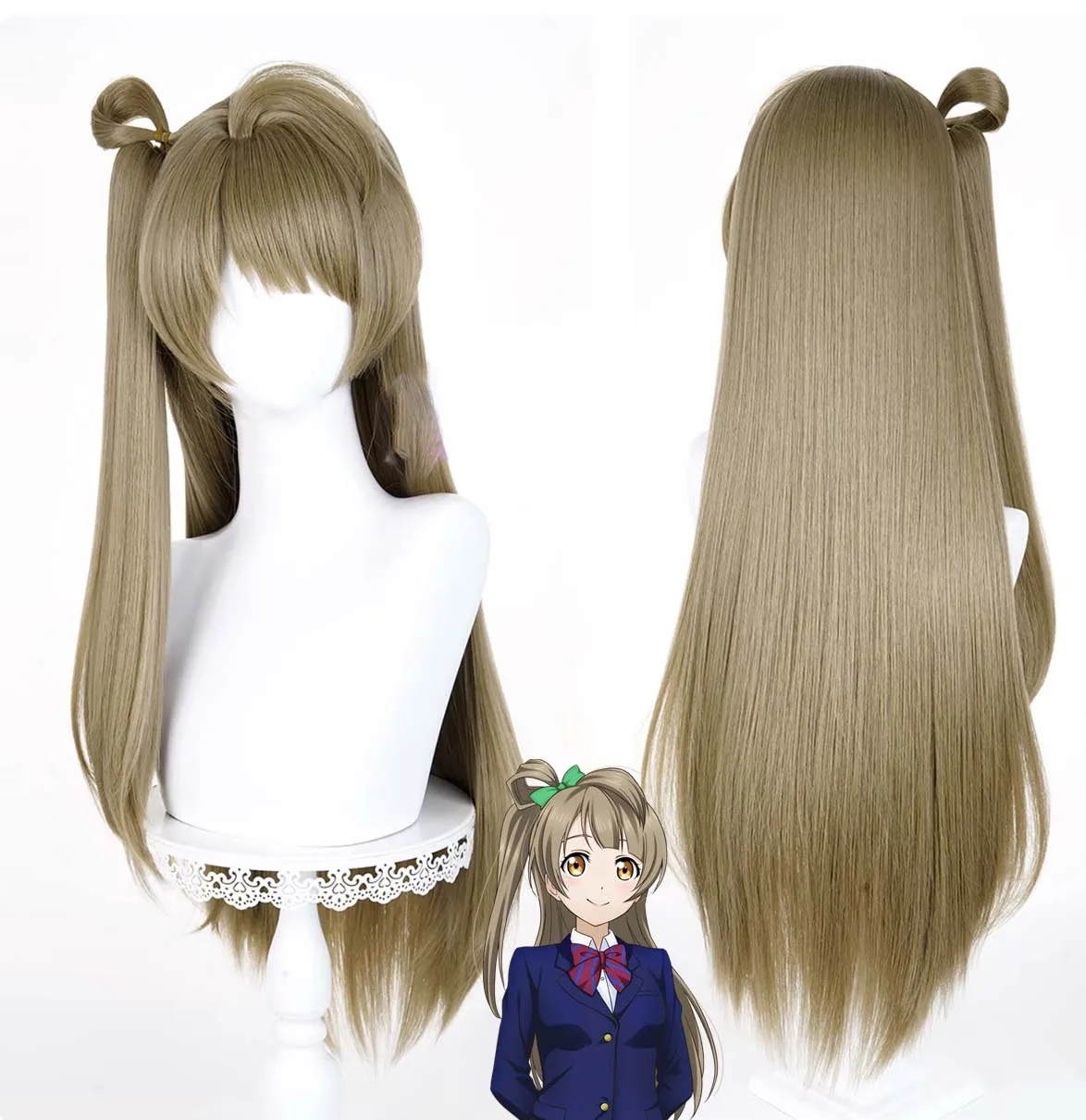 Party Anime Love Live! Kotori Minami Long Linen Cosplay Heat Resistant Synthetic Hair Wig