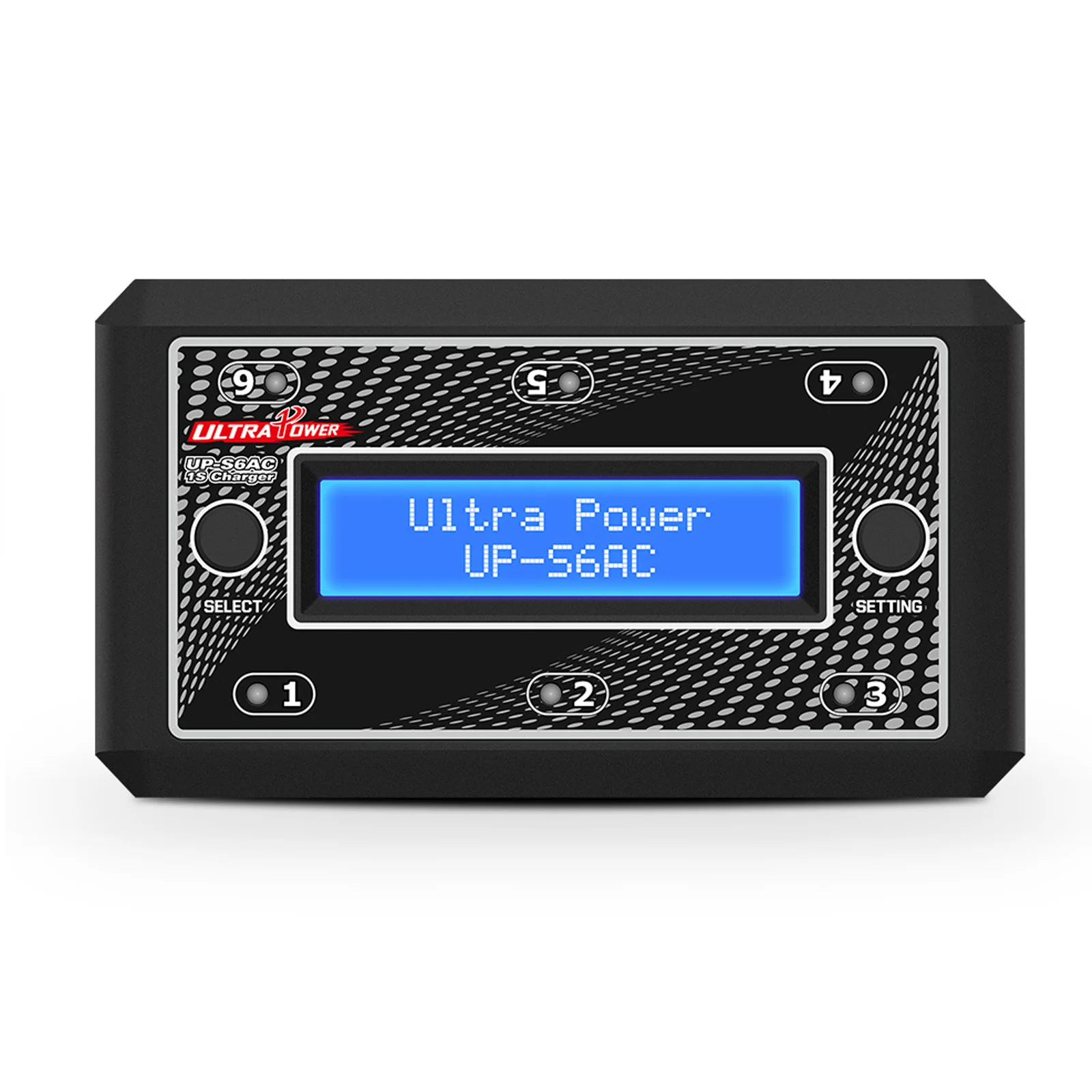 UltraPower UP-S6AC Smart Blance Charger Discharger 6 Channel 1S for LiPo/LiHV/LiIon/LiFe Battery AC 100-240V DC 11-18V