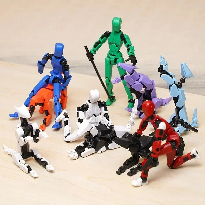 3D-gedruckte Schaufensterpuppe, Actionfiguren, Spielzeug, Dummy, 13 Shapeshift-Roboter, mehrfach gegliedert, beweglich, für Kinder und Erwachsene, Eltern-Kind-Spiele, Geschenke – Detail 13