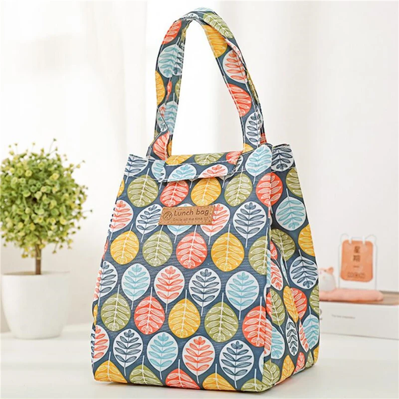 Lunch Bag Fashion Ctue Cat Multicolor Cooler Bags Women Waterpr Hand Pack Thermal Breakfast Box Portable Picnic Travel